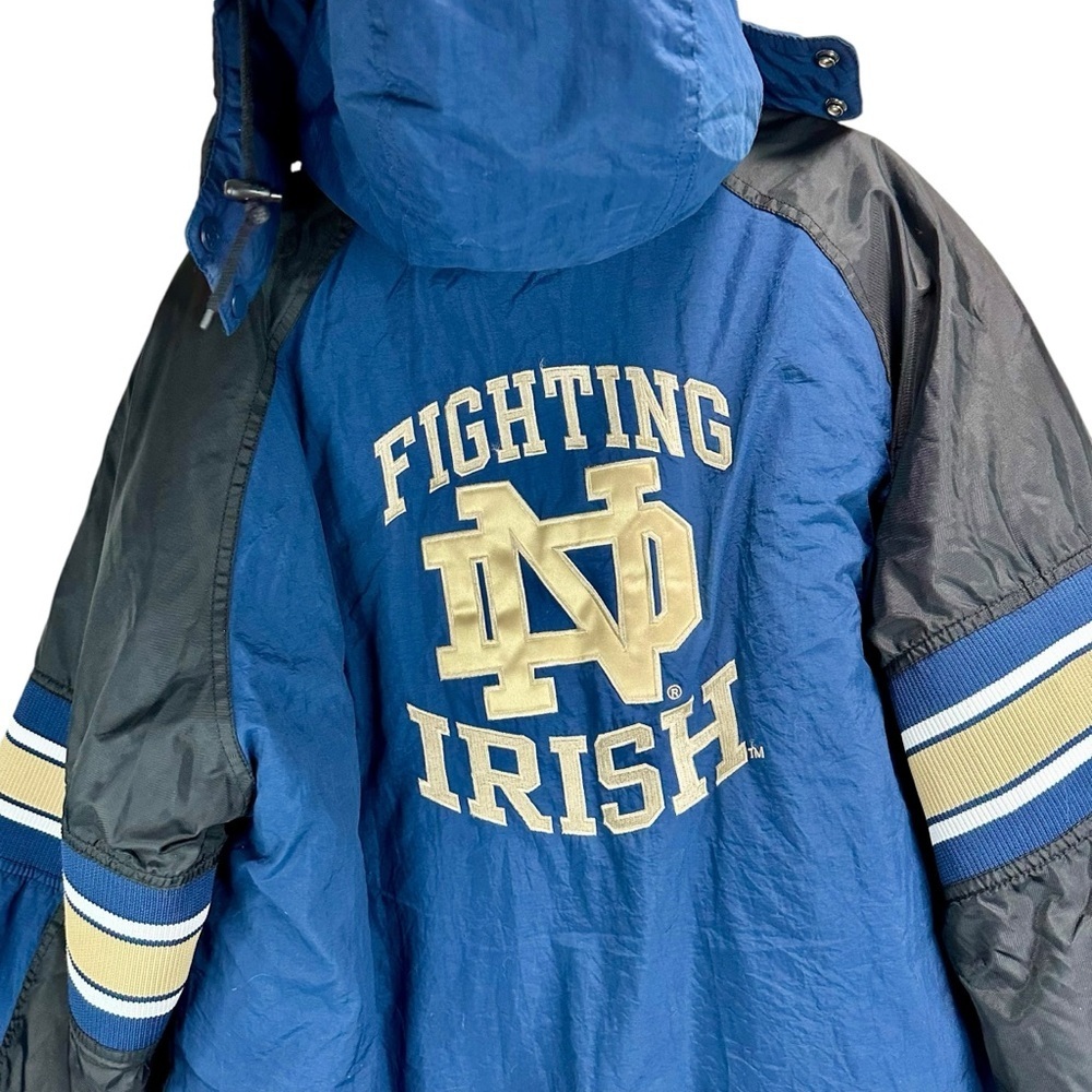 Vintage Starter Notre Dame Fighting Irish Hooded Jacket - Picture 3 of 11